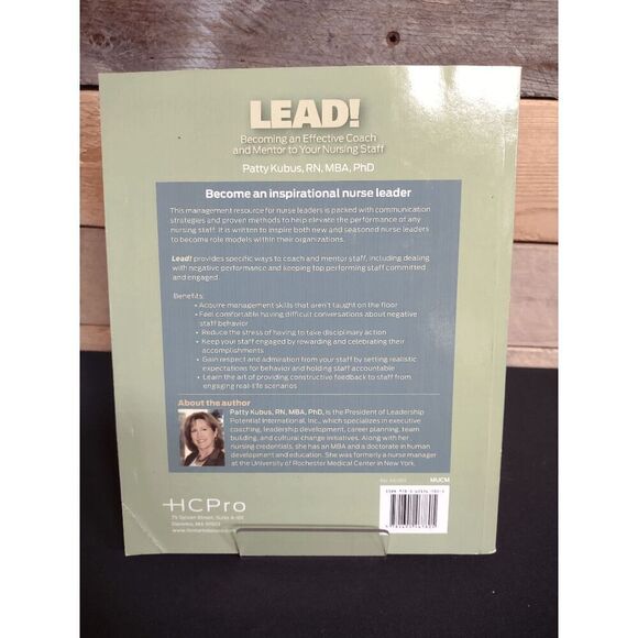 Lead! Becoming an Effective Coach & Mentor to Your Nursing Staff by Patty Kubus - Picture 2 of 2